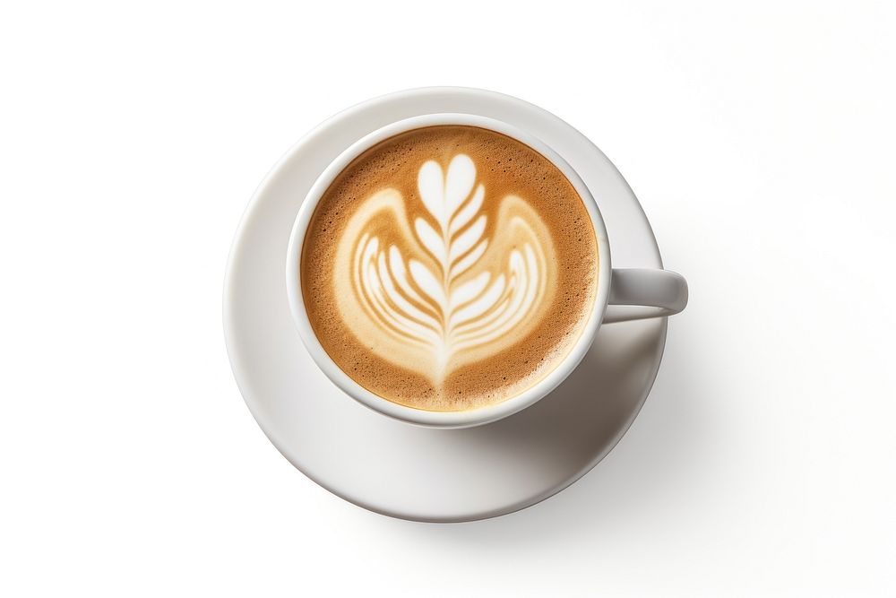 Coffee cup latte drink mug. AI generated Image by rawpixel.