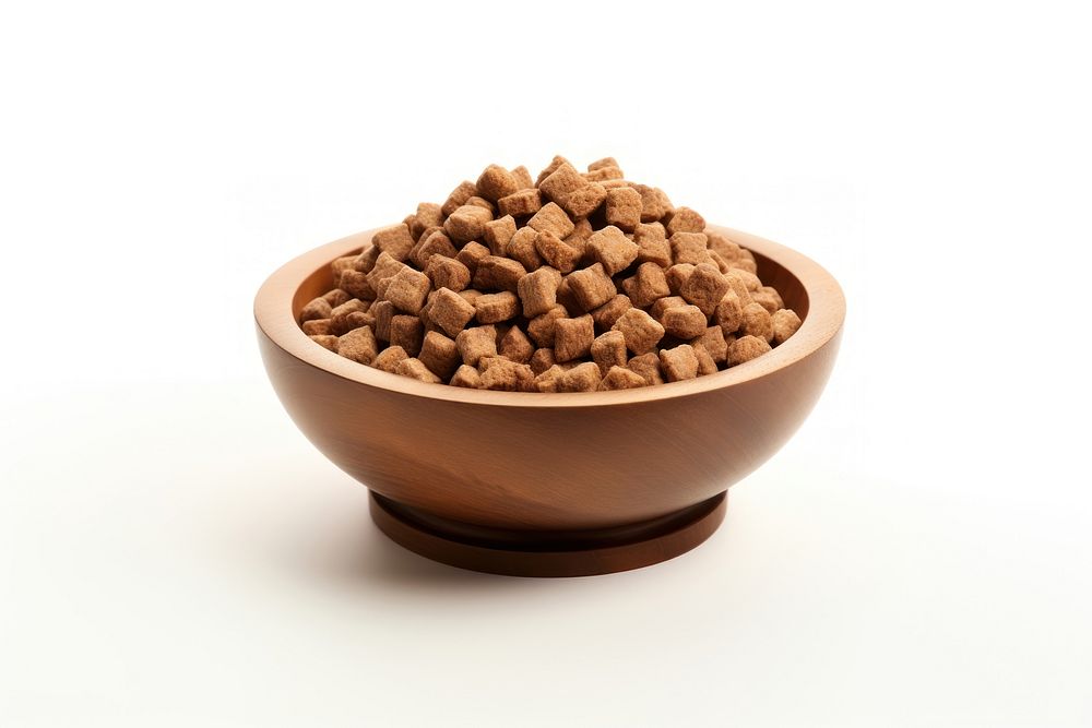 Pet shop bowl food white background. AI generated Image by rawpixel.
