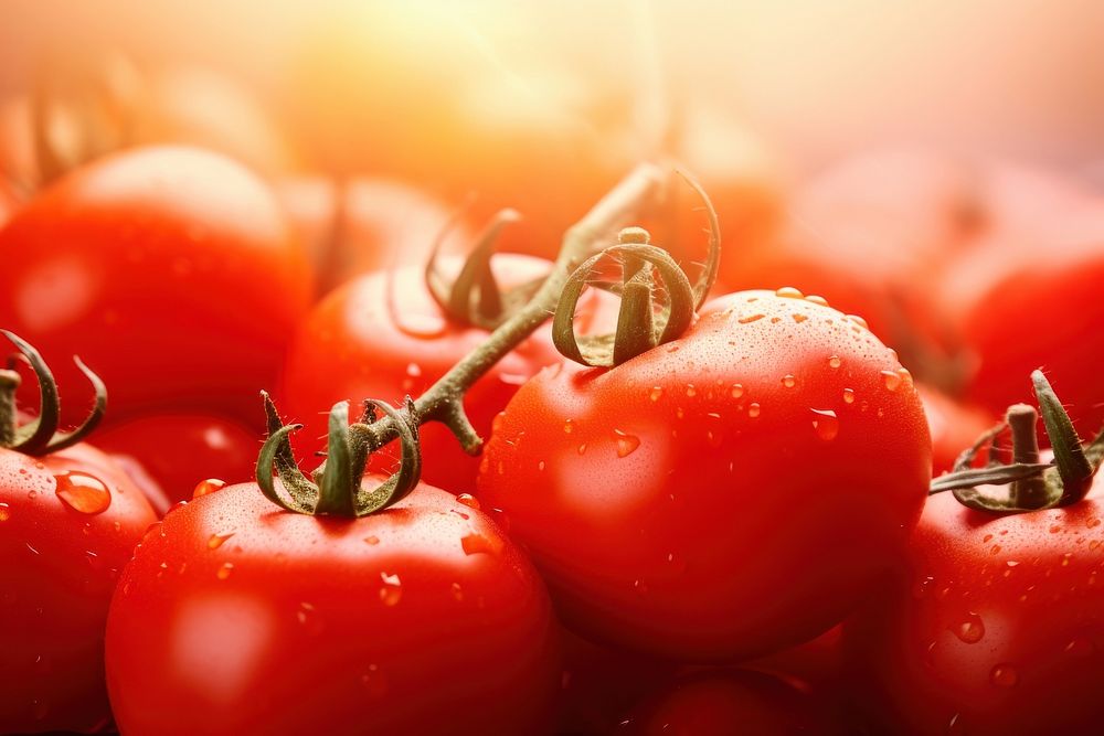 Tomatos backgrounds vegetable fruit. AI generated Image by rawpixel.