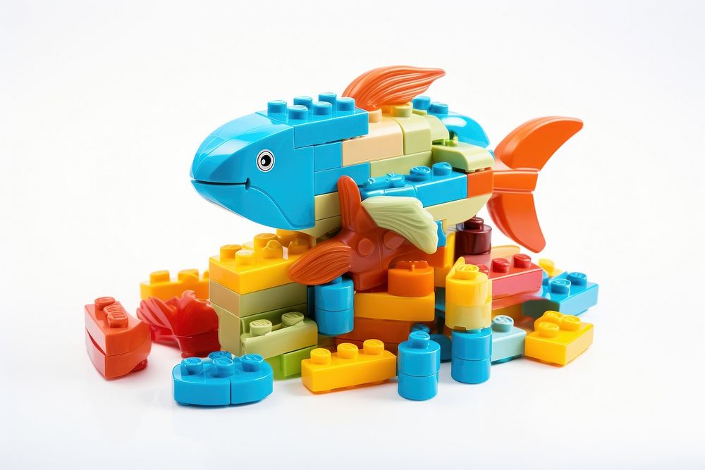 Seafood plastic toy animal. AI generated Image by rawpixel.