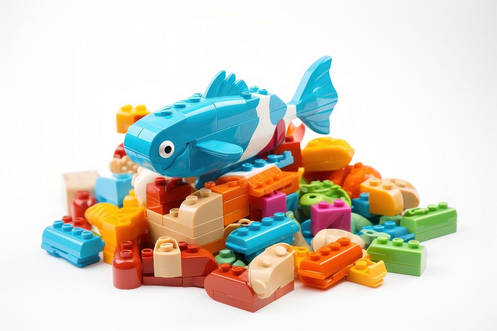 Seafood plastic toy animal. AI generated Image by rawpixel.