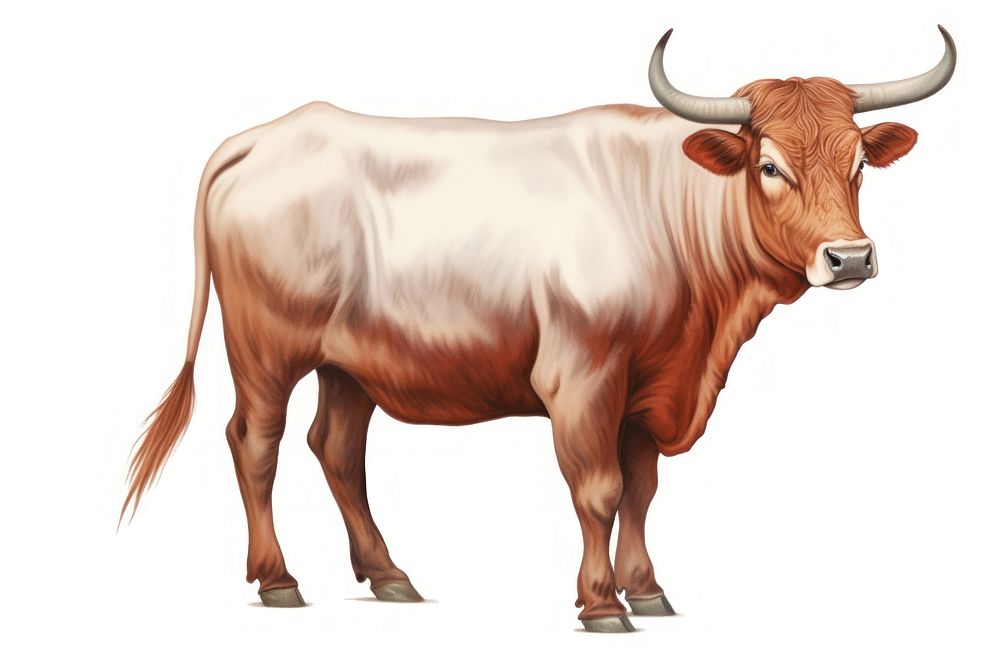 Livestock cattle mammal animal. AI generated Image by rawpixel.
