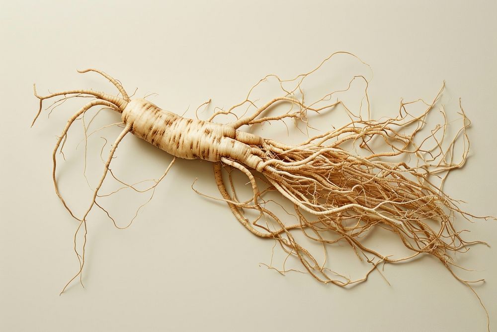 100 year old korean ginseng plant root freshness. AI generated Image by rawpixel.