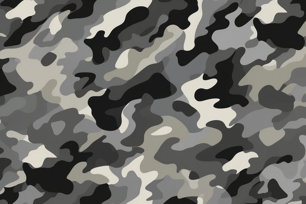 Gray camouflage pattern backgrounds military textile. AI generated Image by rawpixel.