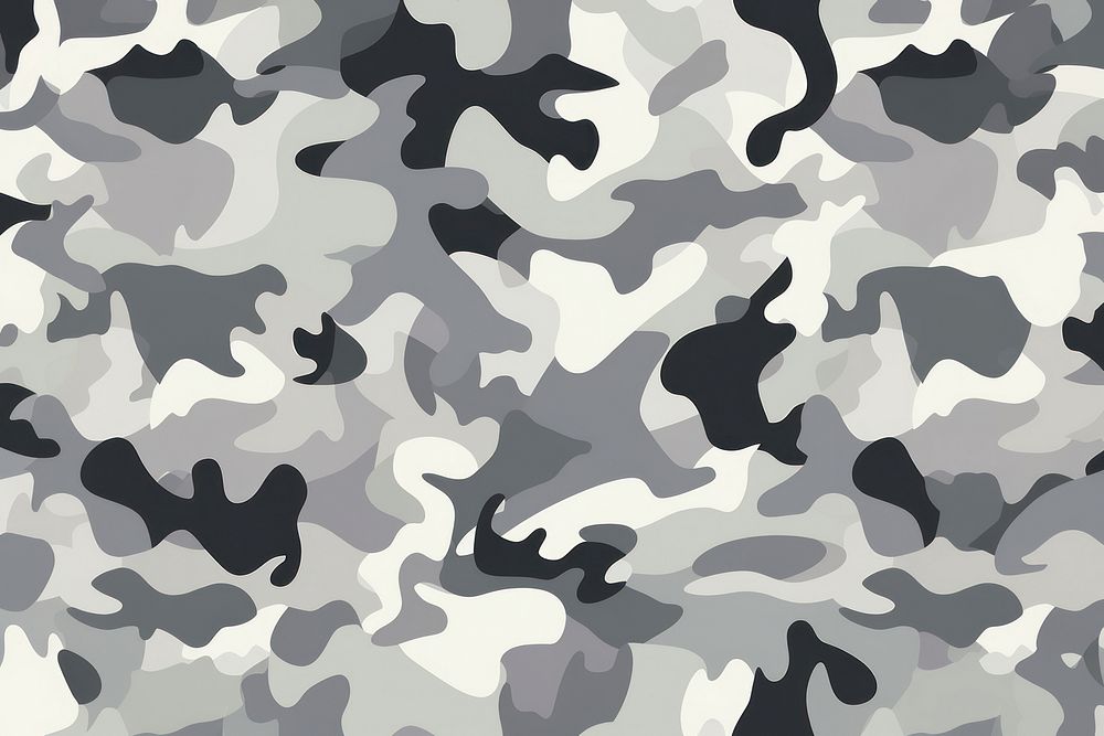 Gray camouflage pattern backgrounds military repetition. AI generated Image by rawpixel.