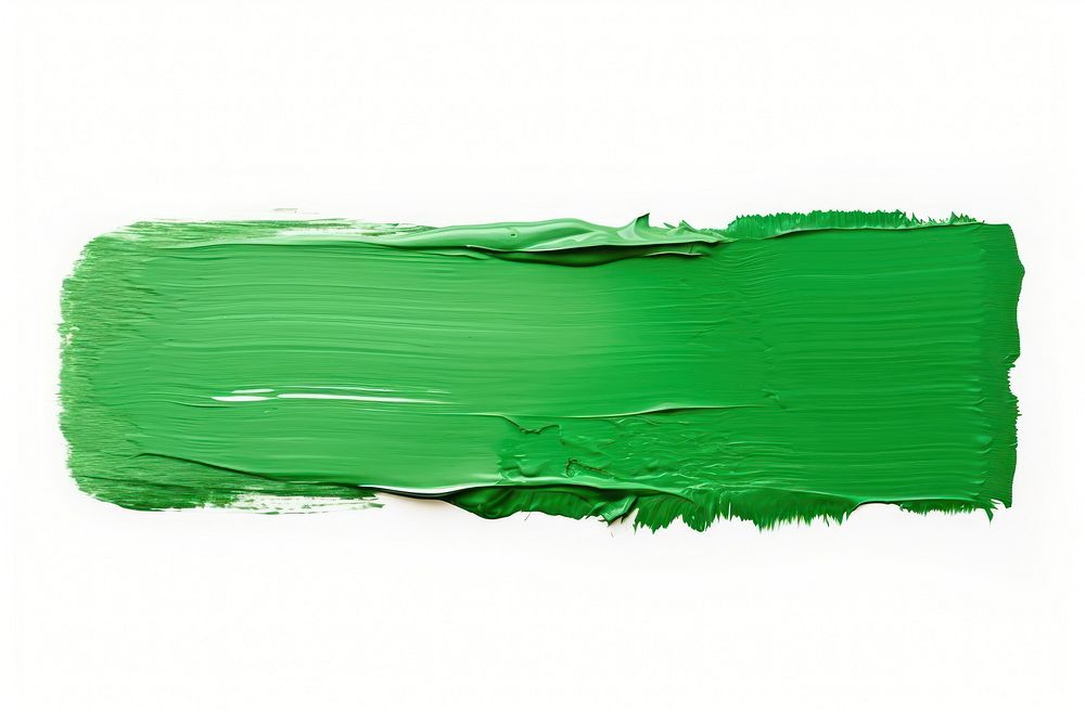 Green flat paint brush stroke backgrounds rectangle white background. AI generated Image by rawpixel.