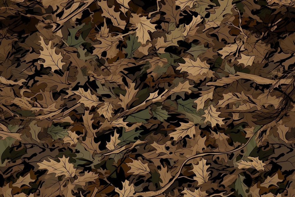 Hunting camouflage pattern backgrounds textured outdoors. AI generated Image by rawpixel.