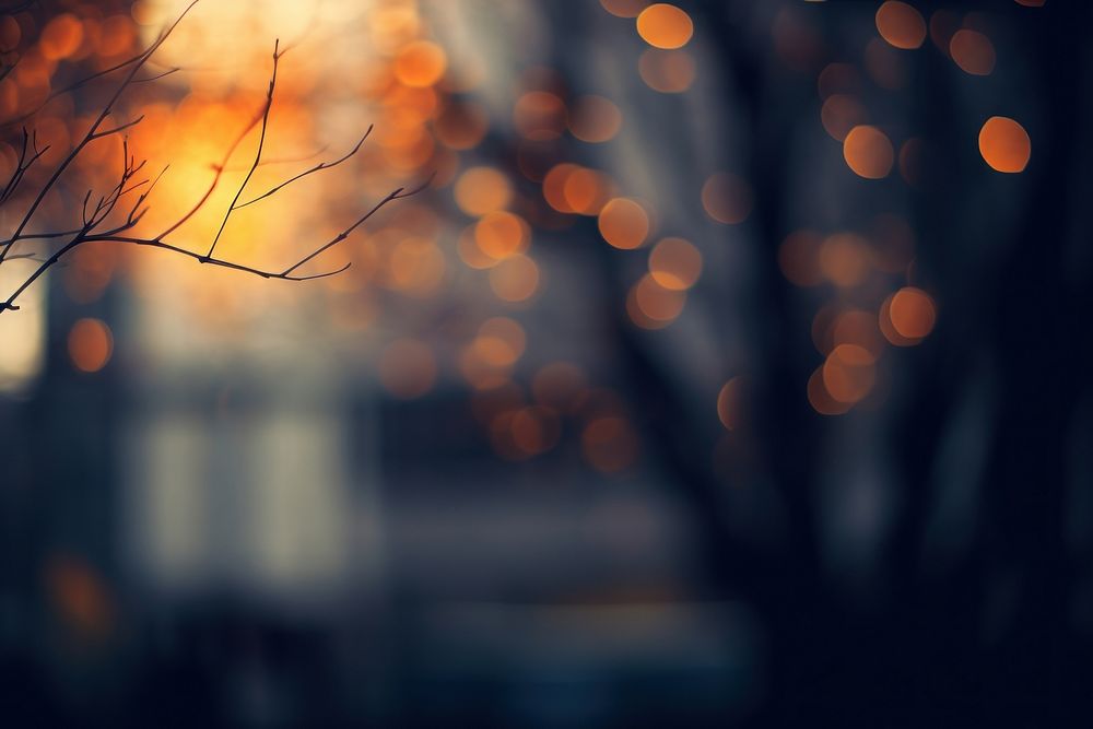 Evening backgrounds lighting outdoors. AI generated Image by rawpixel.