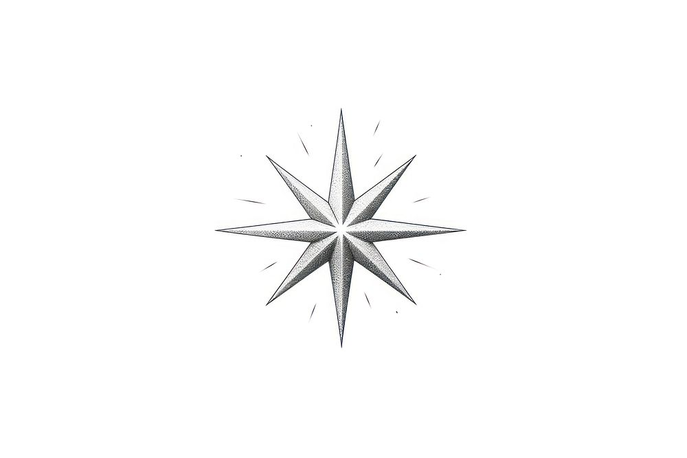 Star symbol white line. AI generated Image by rawpixel.