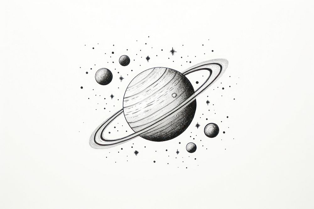 Space astronomy monochrome universe. AI generated Image by rawpixel.