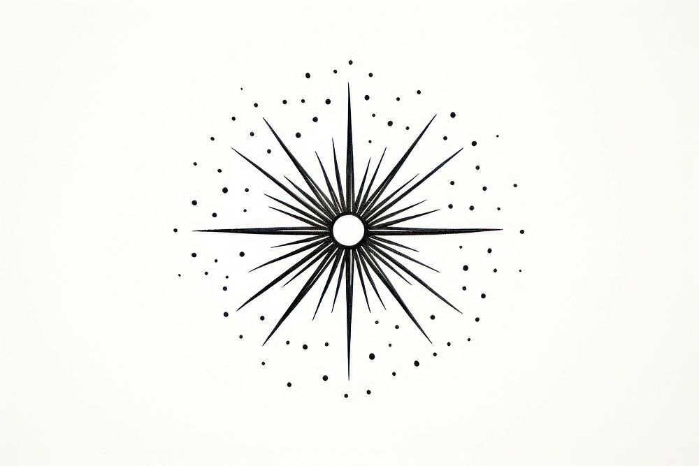 Star backgrounds line art. AI generated Image by rawpixel.