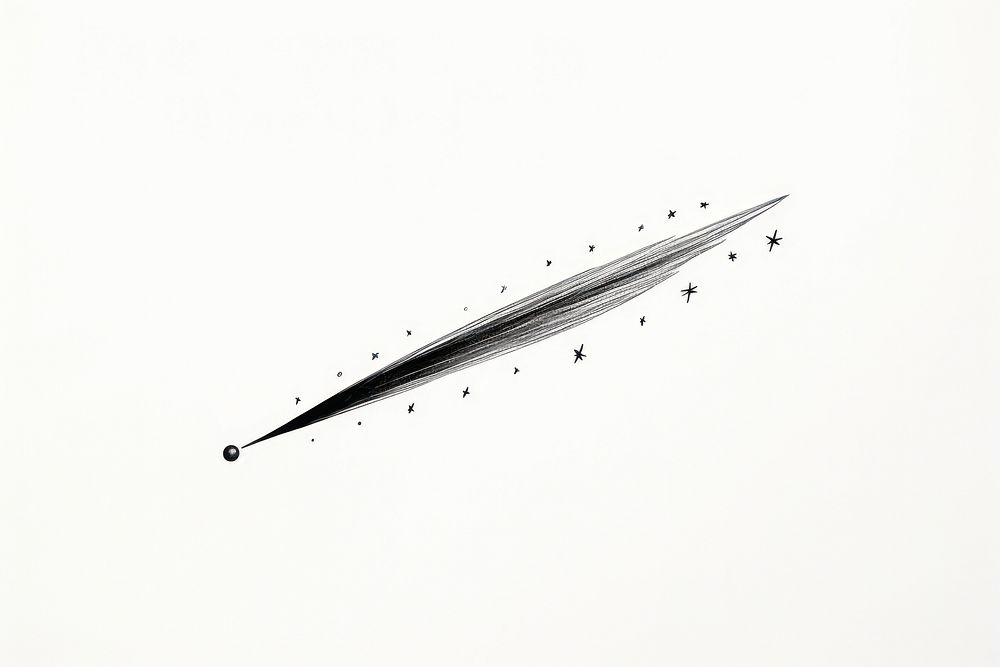 Shooting star line transportation aircraft. AI generated Image by rawpixel.