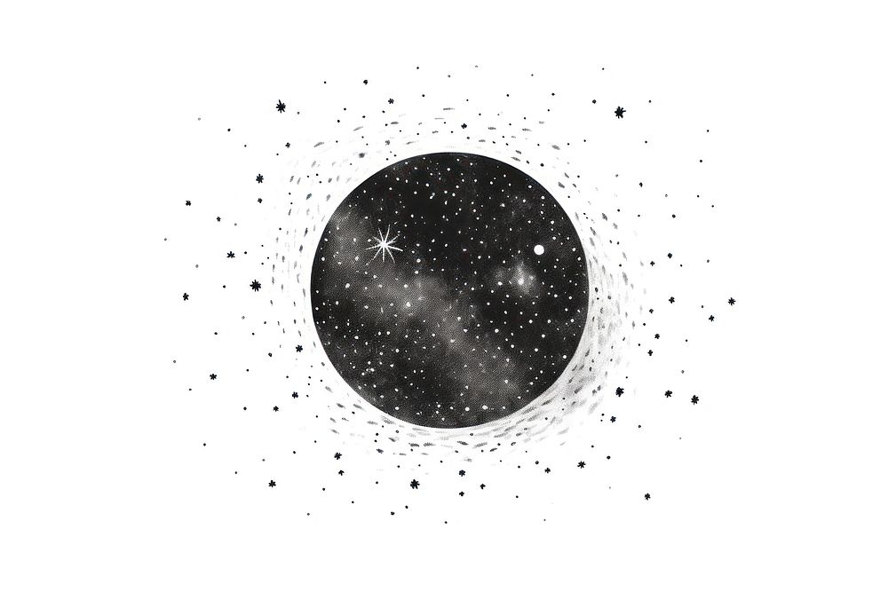 Space astronomy night moon. AI generated Image by rawpixel.