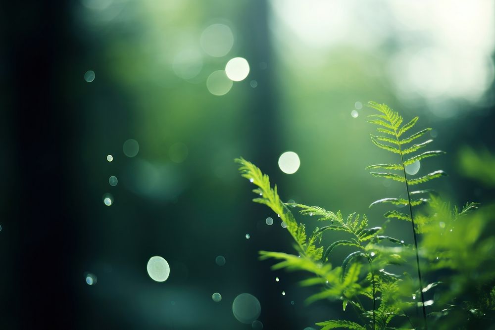 Forest backgrounds vegetation sunlight. AI generated Image by rawpixel.