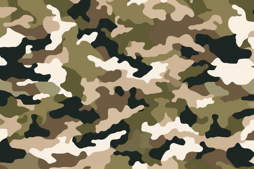 Military camouflage pattern backgrounds textile repetition. AI generated Image by rawpixel.