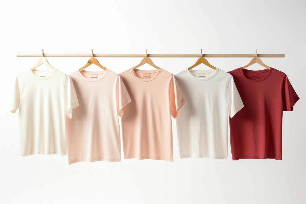 T-Shirts on Clothes Line t-shirt sleeve blouse. AI generated Image by rawpixel.