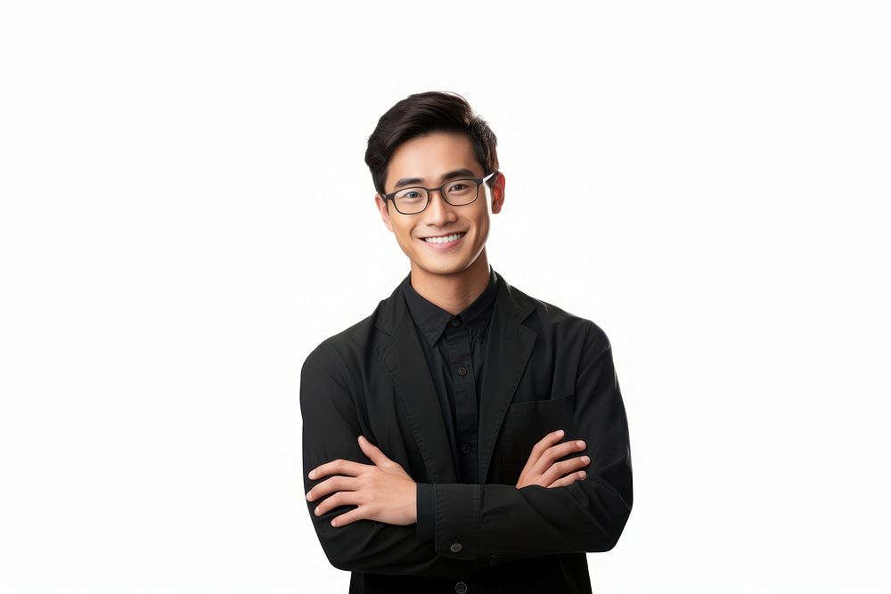 Vietnamese portrait cheerful smiling. AI generated Image by rawpixel.
