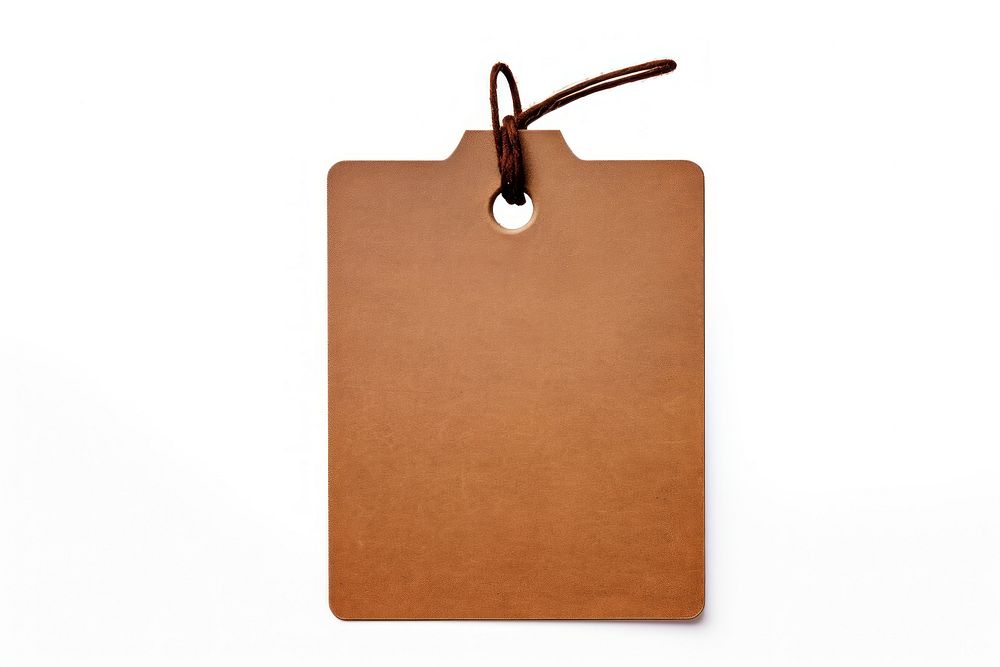 Price tag label bag white background. AI generated Image by rawpixel.