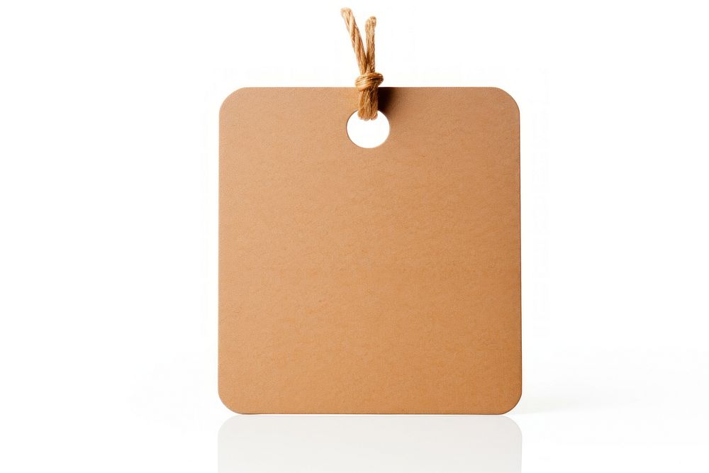 Price tag cardboard label white background. AI generated Image by rawpixel.