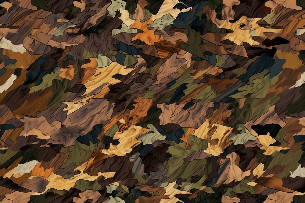 Real wood texture camouflage pattern backgrounds abundance textured. AI generated Image by rawpixel.