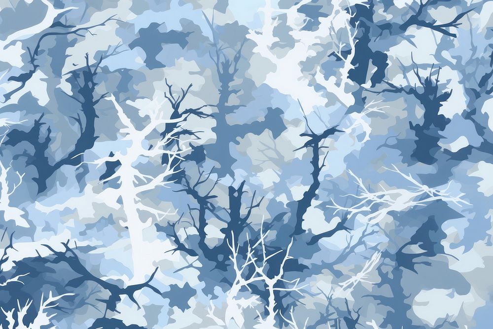 Snow hunt camouflage pattern backgrounds outdoors nature. AI generated Image by rawpixel.