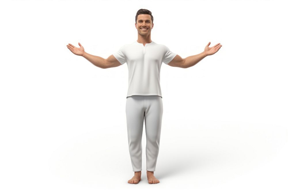 3D character standing sports person. AI generated Image by rawpixel.