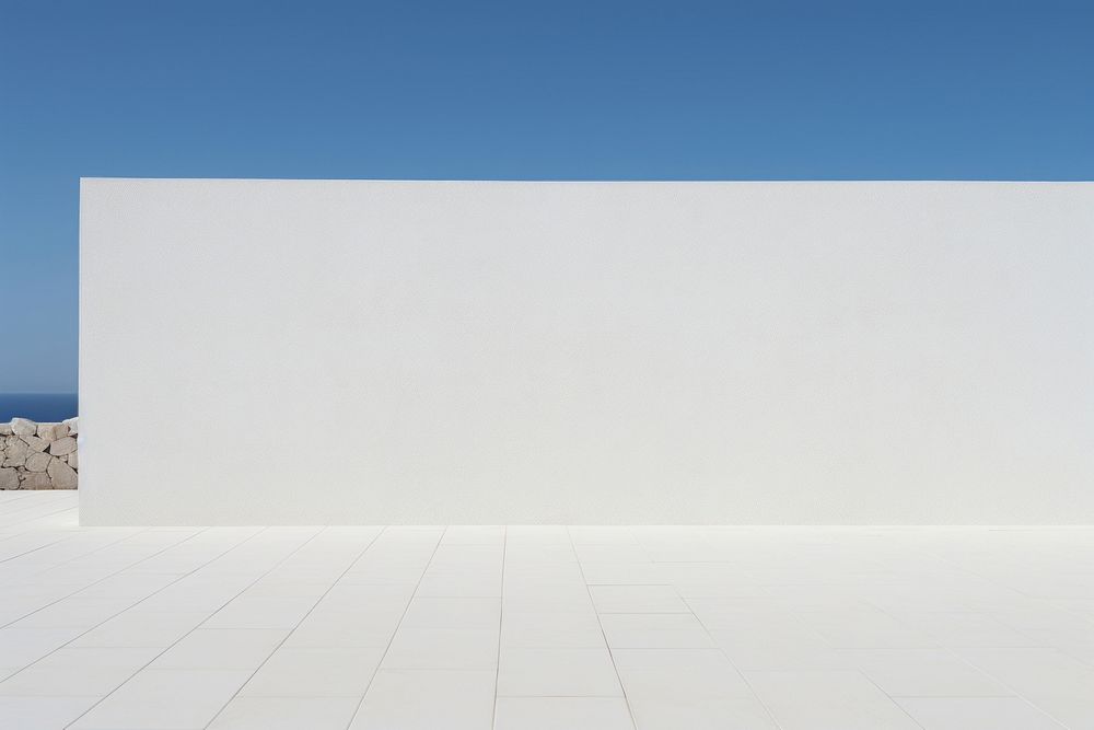 Building architecture white wall. AI generated Image by rawpixel.