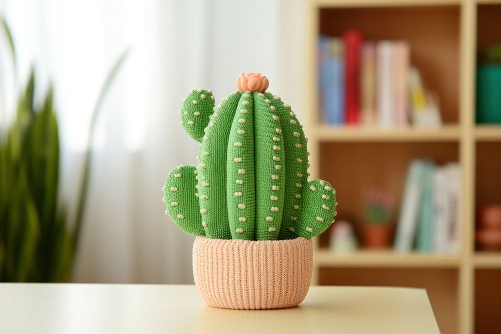 Cactus toy plant representation houseplant. AI generated Image by rawpixel.