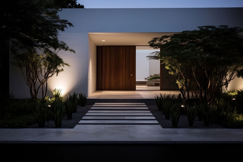 Entry way architecture building outdoors. AI generated Image by rawpixel.