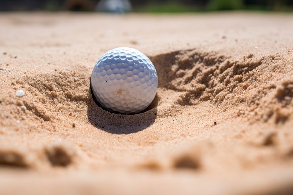 Golf ball golf outdoors sports. AI generated Image by rawpixel.