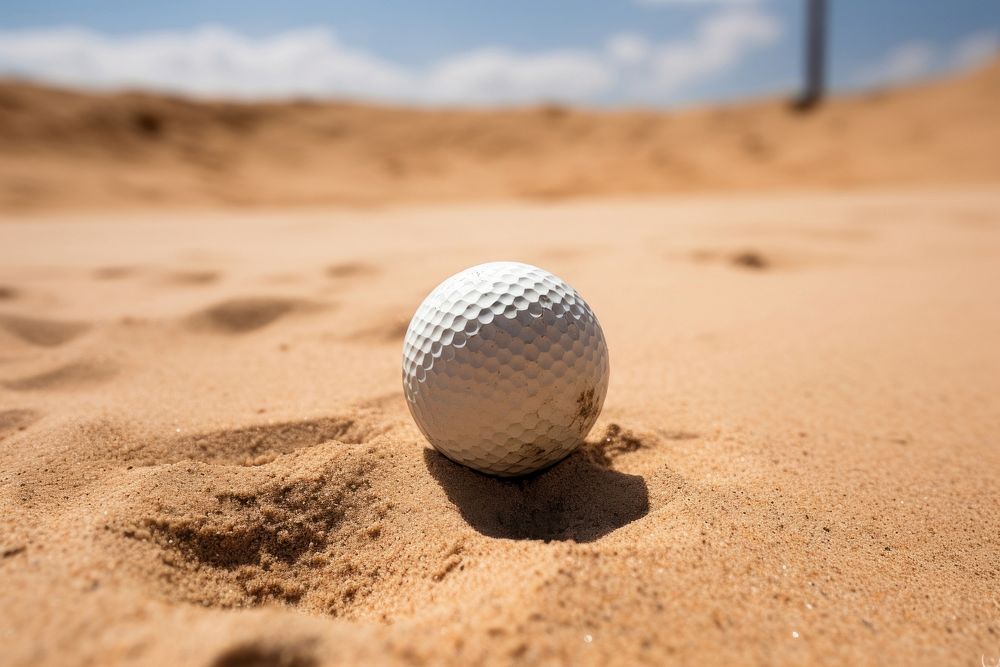 Golf ball golf outdoors nature. AI generated Image by rawpixel.