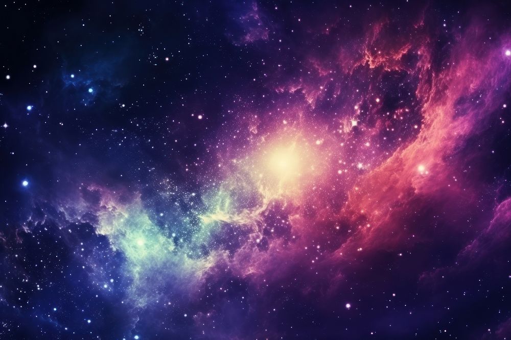 Universe of galaxy space backgrounds astronomy. AI generated Image by rawpixel.