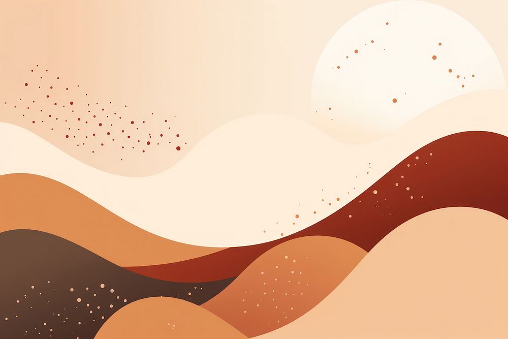 Brown aesthetic abstract minimal background backgrounds tranquility landscape. AI generated Image by rawpixel.