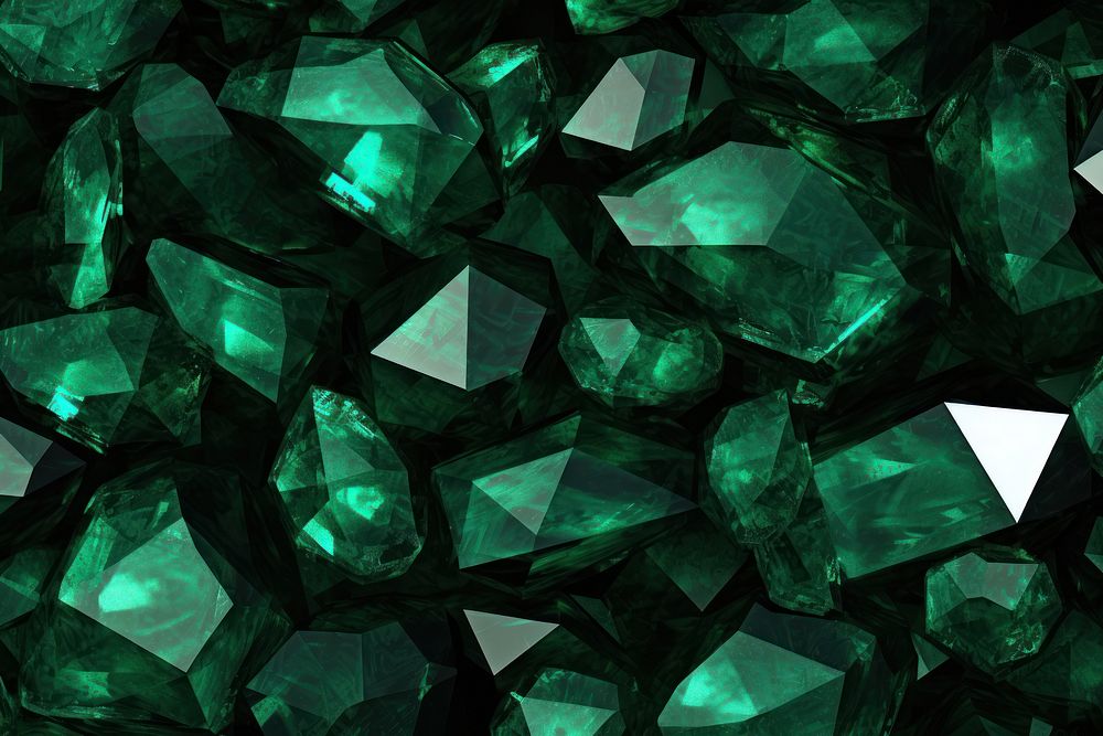 Emeralds emerald gemstone jewelry. AI generated Image by rawpixel.