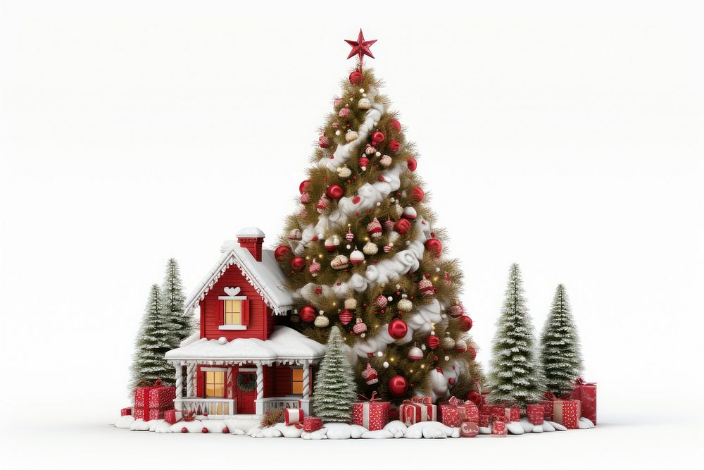 Christmas theme christmas plant house. AI generated Image by rawpixel.