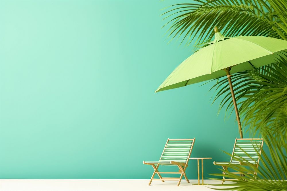 Minimal green background summer architecture furniture. AI generated Image by rawpixel.