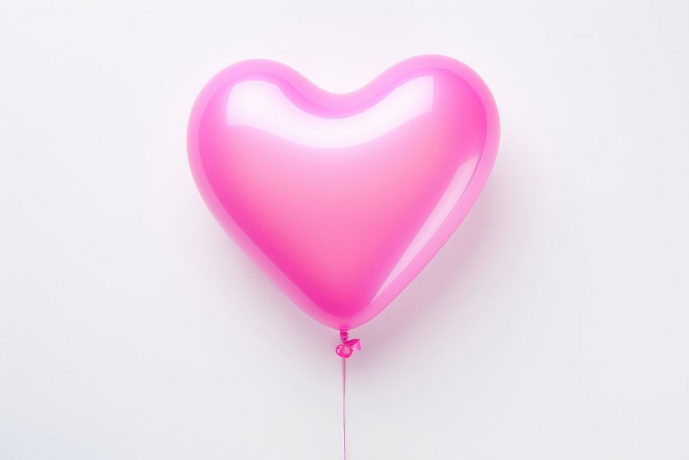 Pink heart balloon celebration anniversary. AI generated Image by rawpixel.