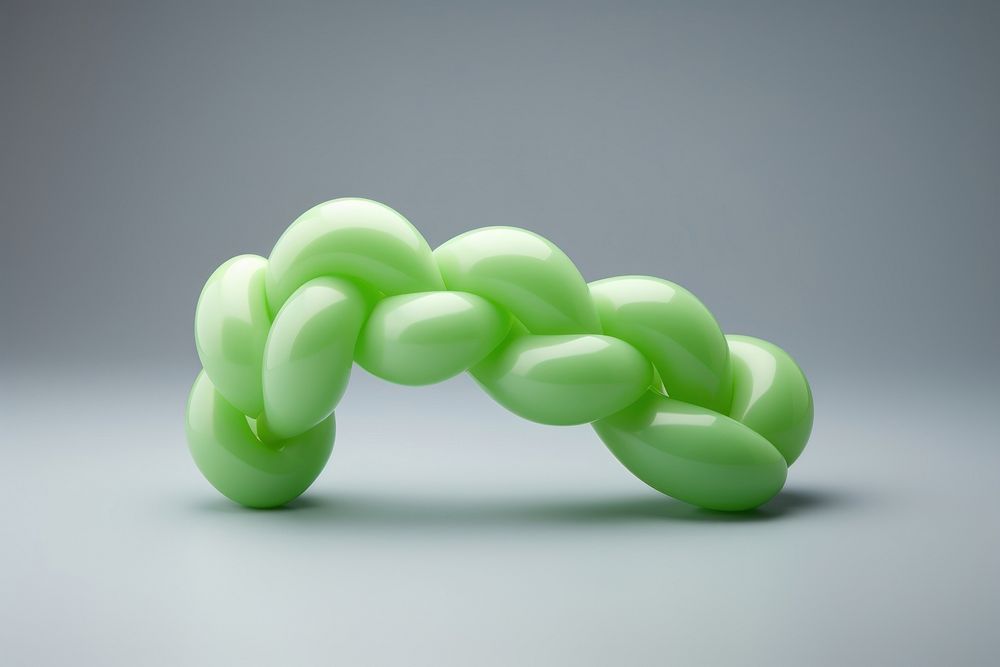Modelling balloon jewelry jade gray background. AI generated Image by rawpixel.