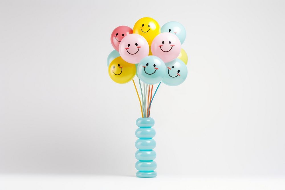 Bouquet balloon toy anthropomorphic. AI generated Image by rawpixel.