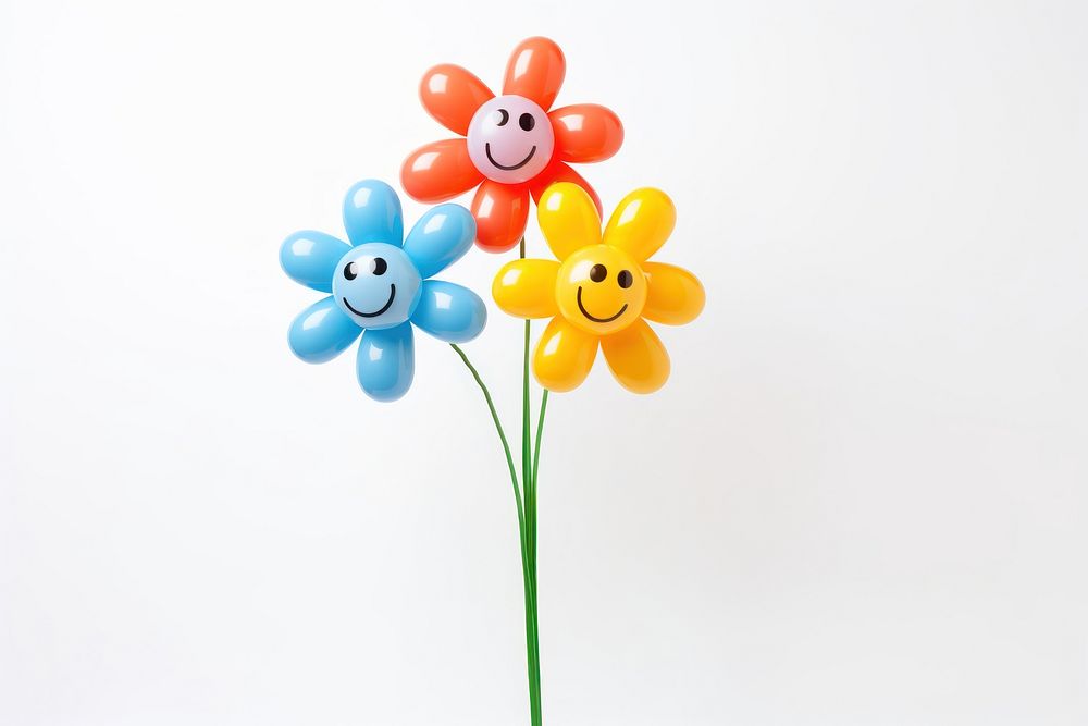 Flower bouquet balloon plant toy. AI generated Image by rawpixel.