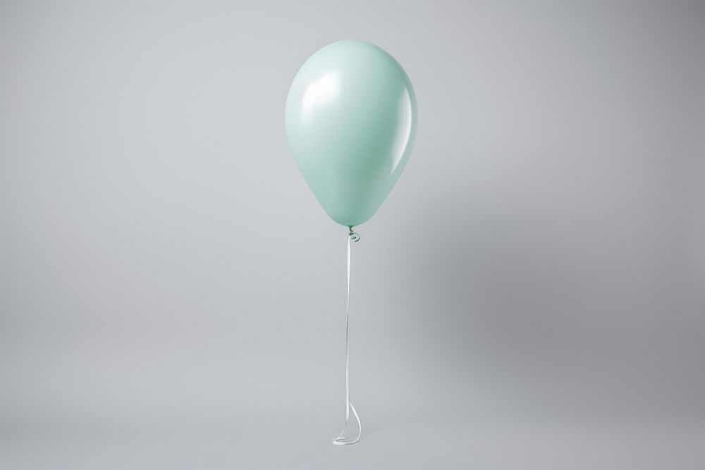 Balloon gray background anniversary celebration. AI generated Image by rawpixel.