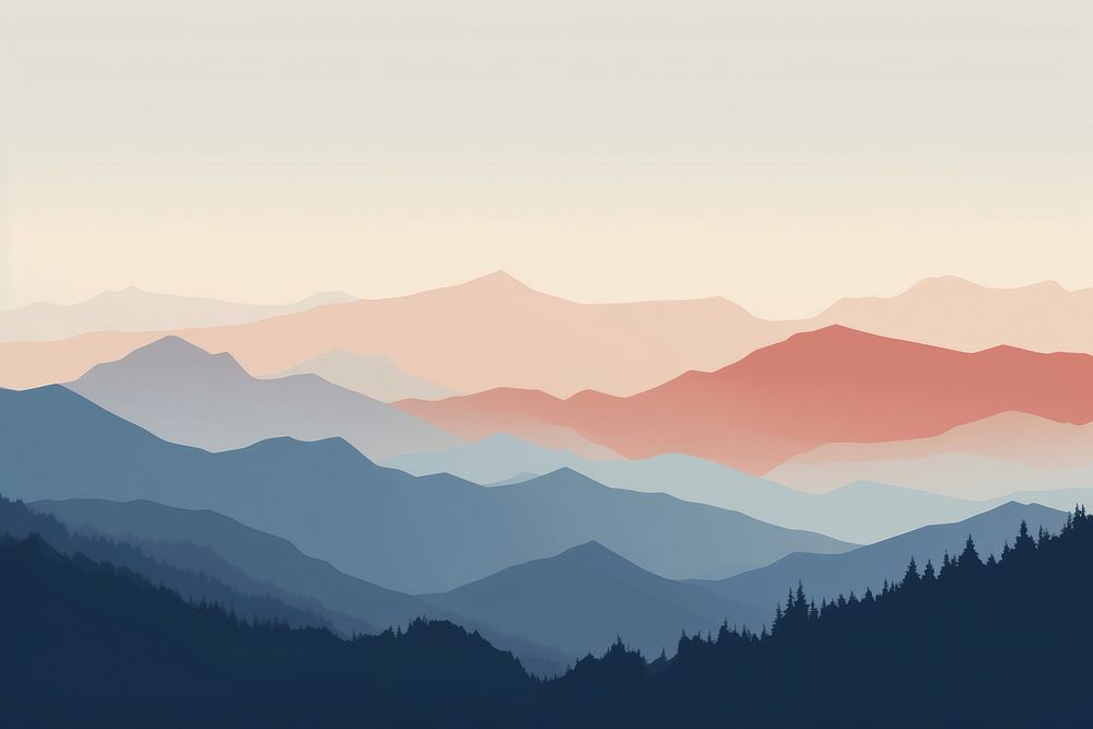 Mountain background backgrounds landscape outdoors. AI generated Image by rawpixel.