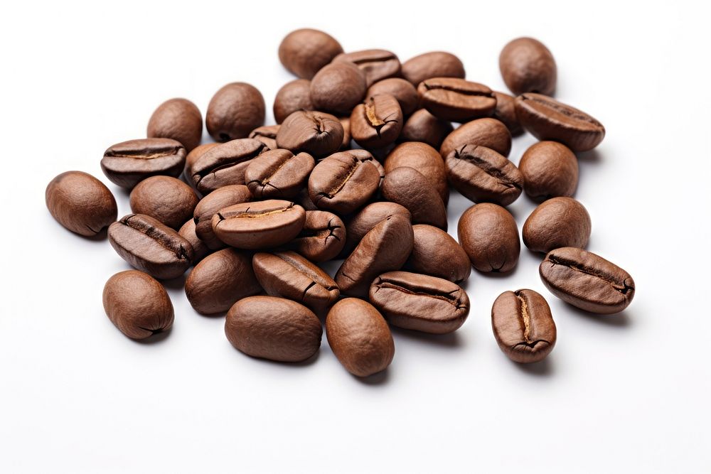 Capsule coffee backgrounds white background coffee beans. AI generated Image by rawpixel.