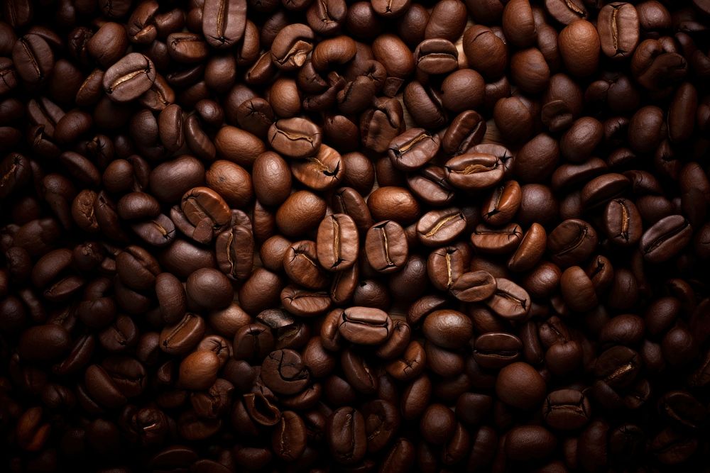 Coffee beans backgrounds freshness abundance. AI generated Image by rawpixel.