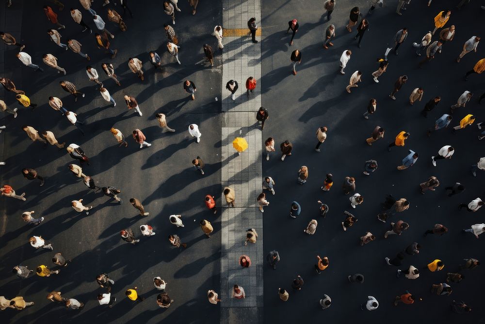 Road outdoors crowd city. AI generated Image by rawpixel.