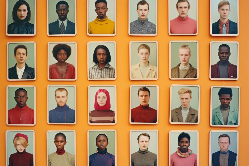 Diverse people collage adult art. AI generated Image by rawpixel.