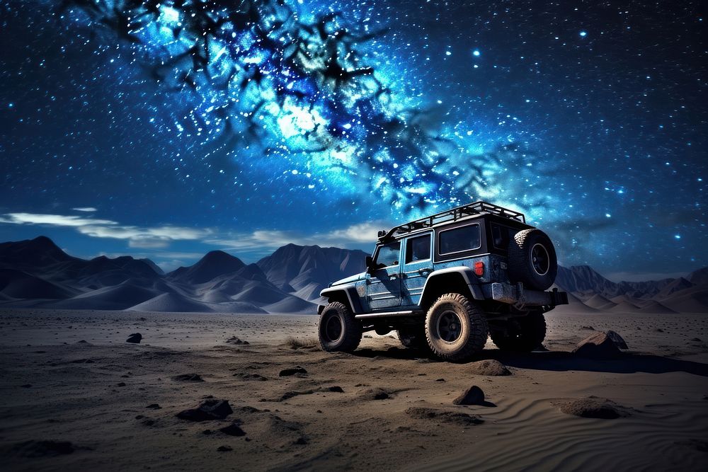 Off-road car outdoors vehicle nature. AI generated Image by rawpixel.