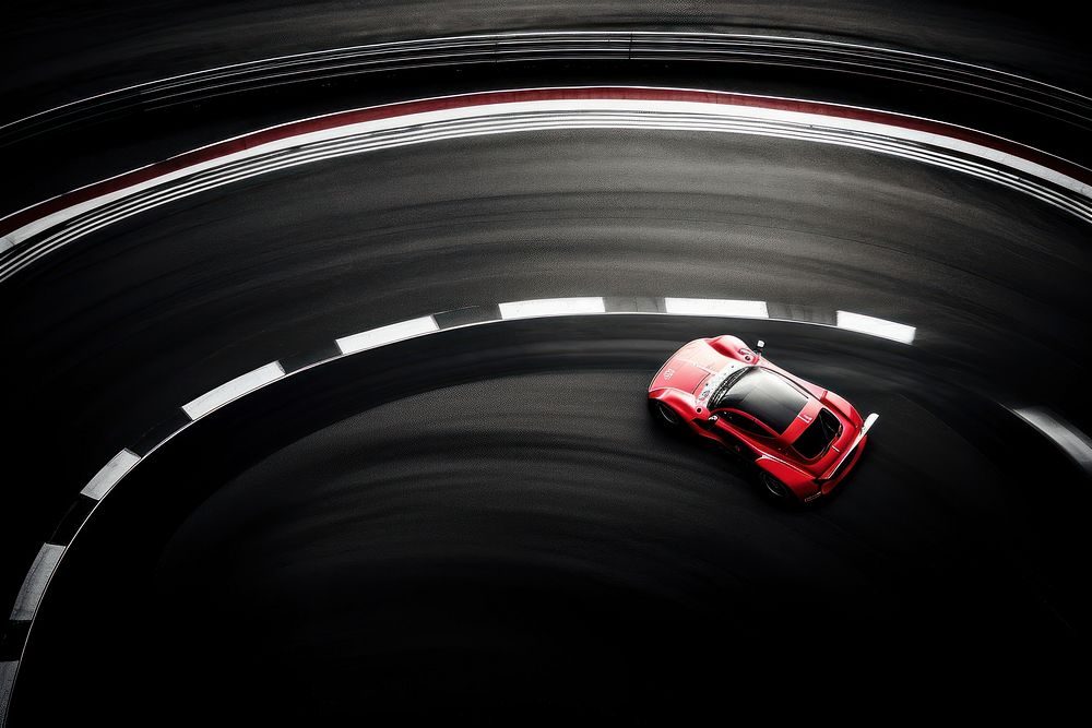 Racing cars vehicle red transportation. AI generated Image by rawpixel.