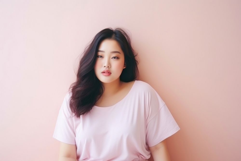 Photo of Singaporean chubby women portrait fashion adult. AI generated Image by rawpixel.