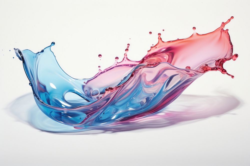Water swish isolated on clear solid background art simplicity splattered. AI generated Image by rawpixel.